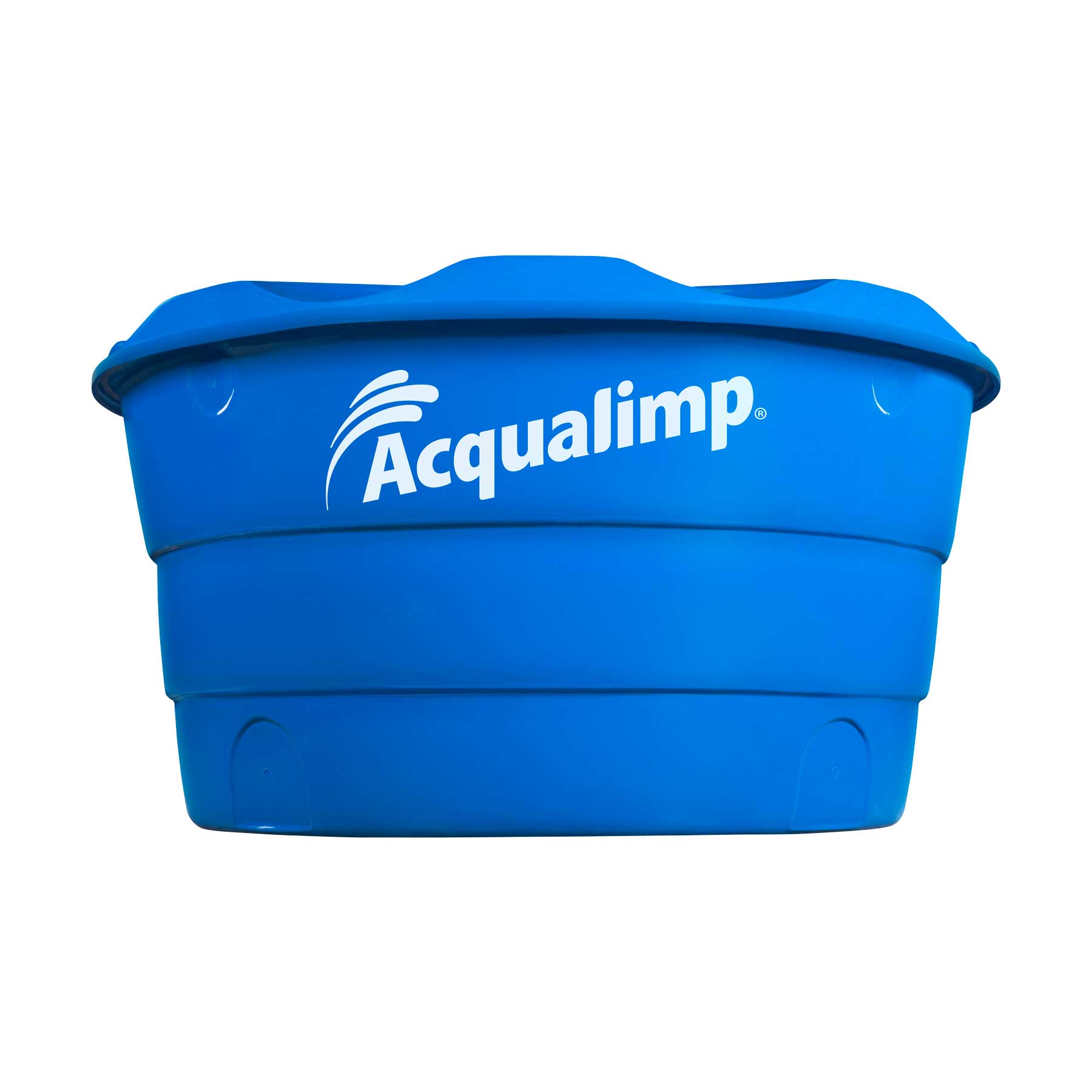 Caixa d'água de Polietileno 1.000L Dupla Proteção Azul Acqualimp